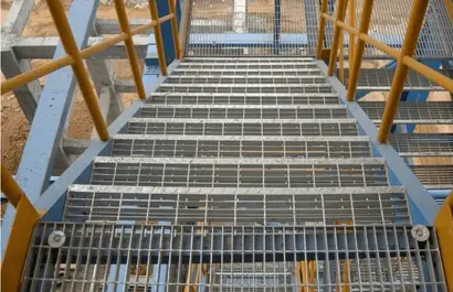 stainless steel grating stair treads