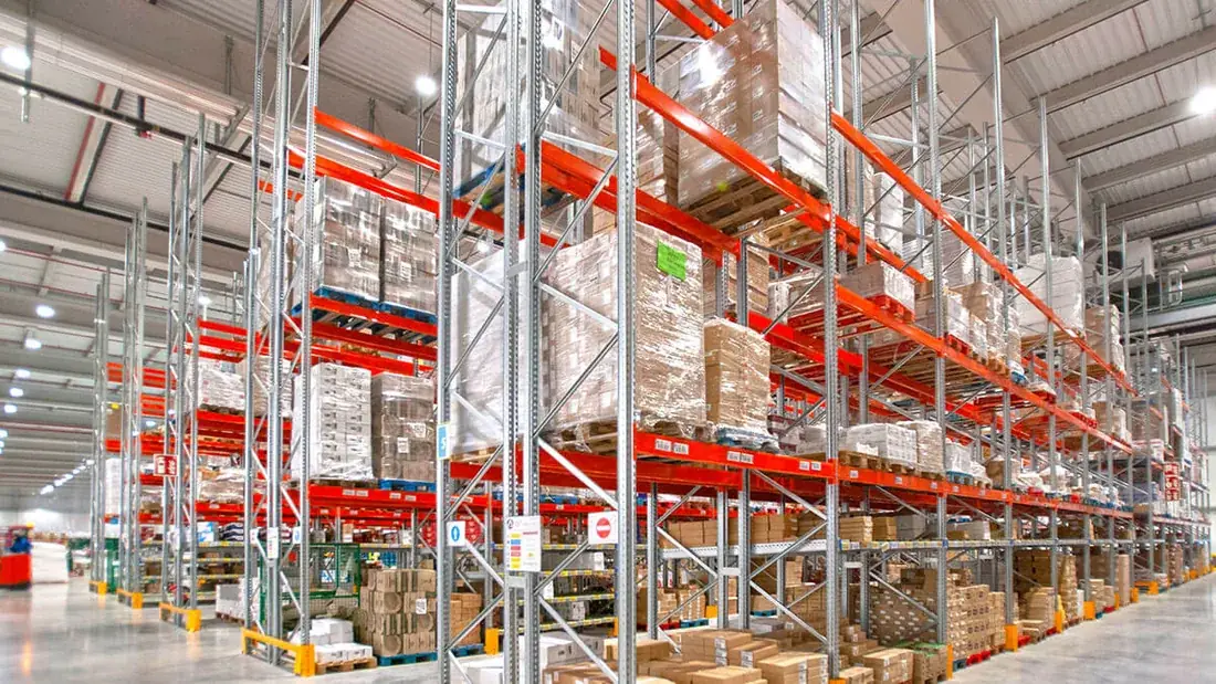 Long-span shelving storage