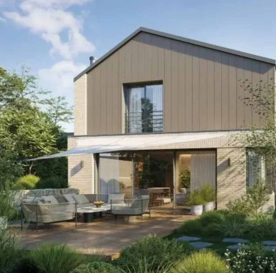 VOX vertical facade cladding on a contemporary home